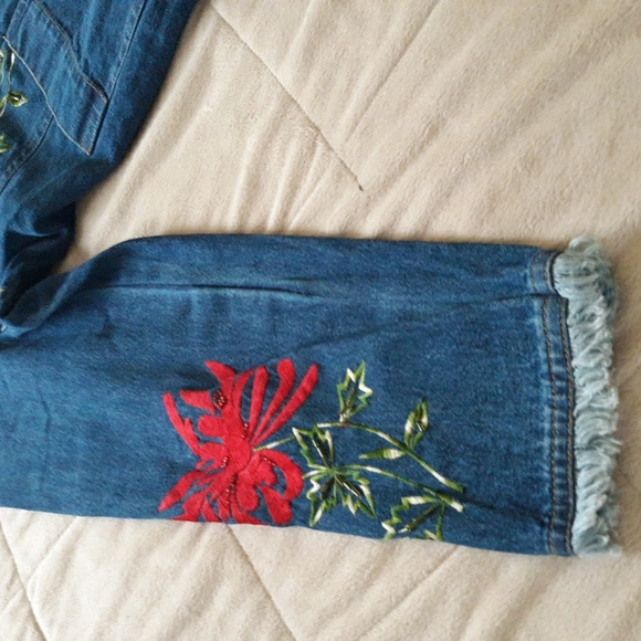 New Direction Embroidered Denim Jacket - Picture 8 of 8